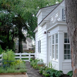 Historic Colonial Revival Home: Rear Garden Path