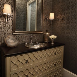 Buckhead Residence Powder Room Chest Vanity