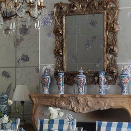 A vignette from a dining room in France