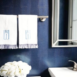 Powder Room Winnetka Residence 