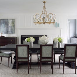 Transitional Dining Room in Southport, Connecticut