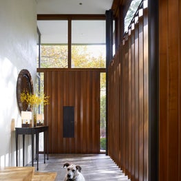 Lake Shore Single Family: Natural modernism for a home on the park