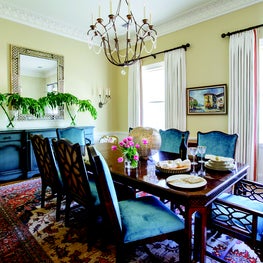Formal Dining Room with Architectural Ceiling detail