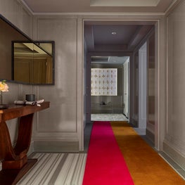 Madison Avenue, custom corner mirror by Frampton Co 