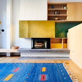 Park Slope Modern Row House Living Room