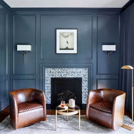 North Shore Mediterranean Home Office