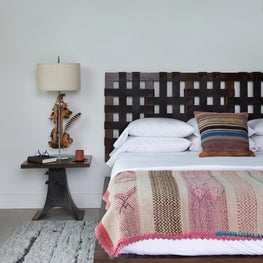 Beautiful Custom Leather Bed