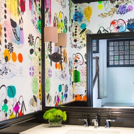 Hancock Park powder room