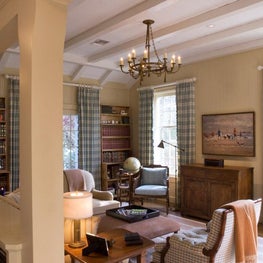 Family Room, Bonney Brier Residence, Houston, Texas