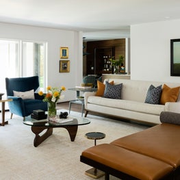 Portfolio: Cool Toned Living Room