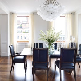 Upper East Side Apartment, Traditional Dining Room with Modern Elements