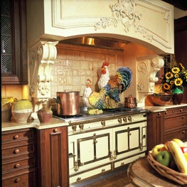 Kitchen with signature French details.