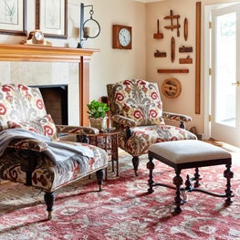 Cherished Artifact-filled Home - Den/Study with fireplace