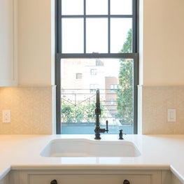 Kitchen Sink with Custom Cabinetry