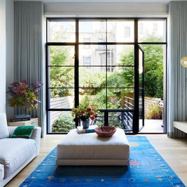 Park Slope Modern Row House Living Room