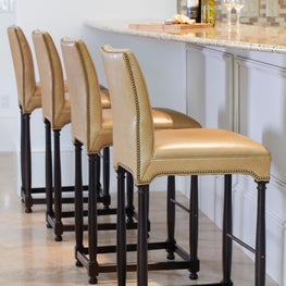 Modern traditional kitchen eating counter