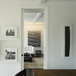 Park Avenue Duplex, View Through Kitchen to Living Room
