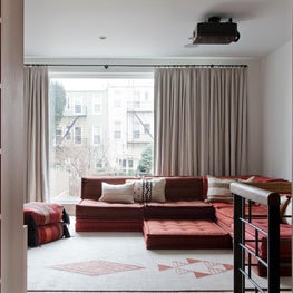 TV Room, Williamsburg Row House