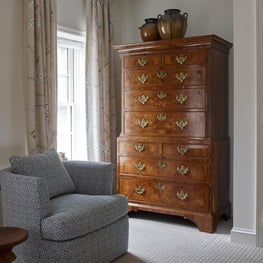 Gladwyne Guest Bedroom with a Blend of New & Antique