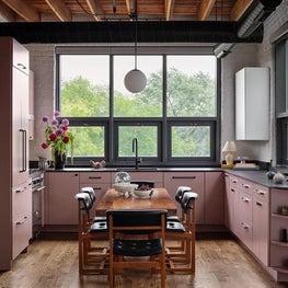 Pink Custom Kitchen Renovation