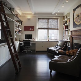 Park Avenue Duplex, View of Home Office