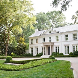 At Home neo-classical facade