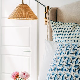 Beach House Bedroom Sconce Detail in Anna Maria, Florida