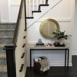 Updated Black and White Foyer
