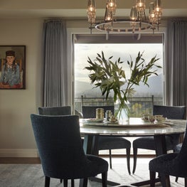 Whispers of Elegance-Dining Room w/ Poliform Concorde Table & Hewn Barker Chairs