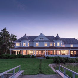Buzzards Bay Residence, Rear Facade with Screened Porch addition