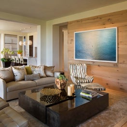 Sculptural Modern-Family Room