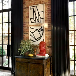 Lincoln Park Residence Living Room Vignette