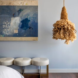 Portfolio: Soft, Bedroom Sitting Area Featuring a Rope Piece