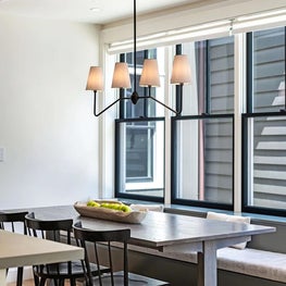 Modern Weston Farmhouse-Kitchen Eating Area