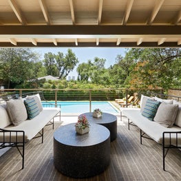 Poolside Sitting Area