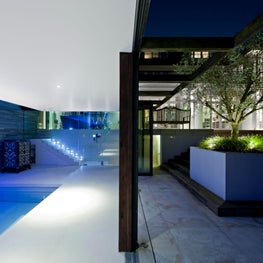 Highgate House Rear Facade and Pool