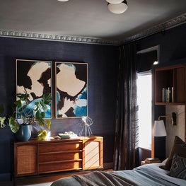 Moody Blue Bedroom