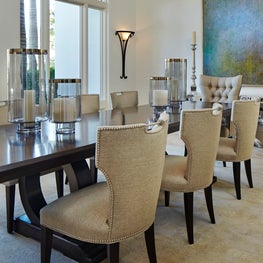 Fort Lauderdale Estate Dining Room - Annie Santulli Interior Design