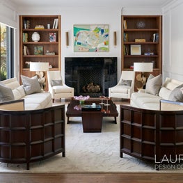 The formal living of #RiverOaksContemporary is a completely new addition to the home.