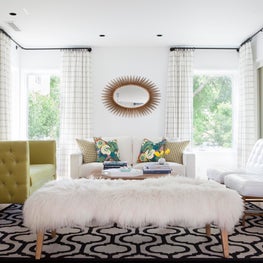 Eclectic Family Room in Austin Texas