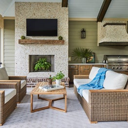 Elegant Neutral Porch