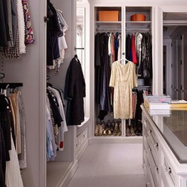 A well-appointed Lady's Dressing Room in Manhattan townhouse