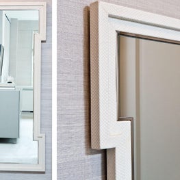 East 84th Highrise/Modern Bedroom Mirror/Mirror Detail