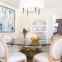 Dining Room Paired Back Glamour