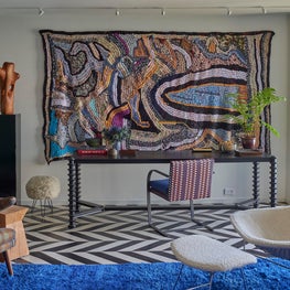 Mies van der Rohe Apartment Living Room Vignette