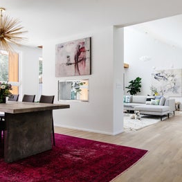 Dining Room in Nashville. Mid Century Modern Renovation. 