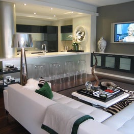 Modern New York City Loft Living Room 