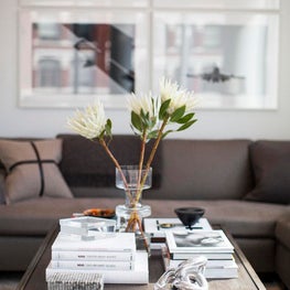 Astor Place/Modern Living Room/Coffee Table Details/Vignette
