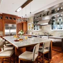 Marco Island Penthouse Kitchen Island