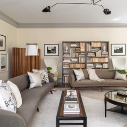 Neutral Living Room Inspired by Black and White Photography